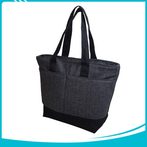 Fashional récupéré laine <span class=keywords><strong>dame</strong></span> mixte personnalisé sac fourre-tout - Product Image 2