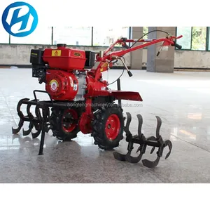 Agricultural farm tools mini gasoline power tiller cultivator equipment