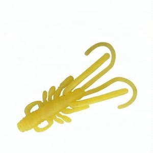 Nouveau Craw 2 "haute qualité Double couleur leurres de pêche en plastique souple Craw ver appât en gros appâts de pêche en caoutchouc - Product Image 4