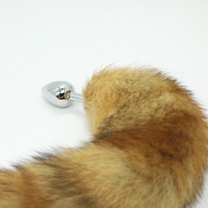 Noir loup sm personnalisé <span class=keywords><strong>cheval</strong></span> <span class=keywords><strong>queue</strong></span> fox tail butt <span class=keywords><strong>plug</strong></span> - Product Image 4
