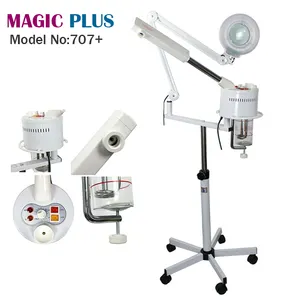 Salon Professional Equipment Magnifying Lamp + Vapozone Facial Steamer Machine