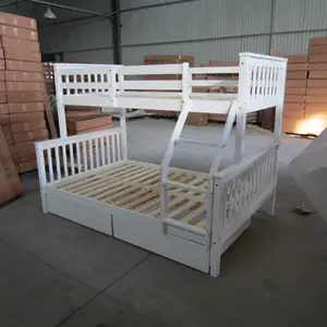 Dormitory metal bed frame, 3 tier bunk beds pictures, triple metal bunk bed