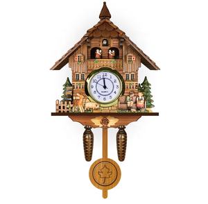 Orologio a pendolo <span class=keywords><strong>da</strong></span> <span class=keywords><strong>parete</strong></span> a cucù <span class=keywords><strong>orologi</strong></span> con il disegno OEM Cina produttore antico orologio a cucù in <span class=keywords><strong>legno</strong></span> - Product Image 5