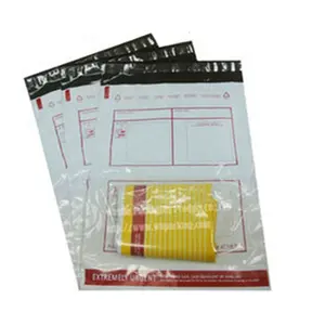 कस्टम लोगो मुद्रित वाटरप्रूफ 10x13 सफेद स्व-चिपकने वाला कूरियर शिपिंग बैग पॉली मेलर पॉलिमर