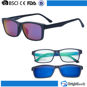 Vidrios ópticos de moda Retro impresión de la insignia con <span class=keywords><strong>clip</strong></span> <span class=keywords><strong>on</strong></span> <span class=keywords><strong>lentes</strong></span> - Product Image 1