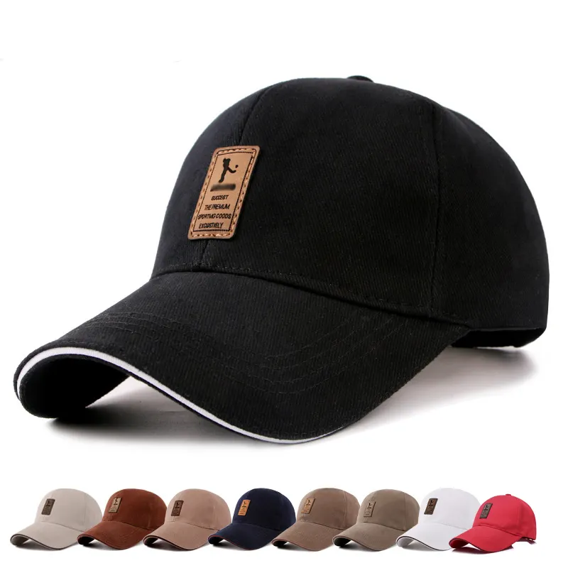 Großhandel Spot Einfarbig Casual Baumwolle Golf Hüte Günstige Baseball Caps für Männer und Frauen