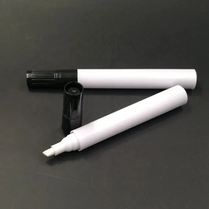 לבן עט צינור Empaty יצרן סמן 5.0 MM ציפורן אזמל קבוע ריק עטי סמן צבע
