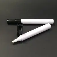 सफेद कलम ट्यूब Empaty मार्कर निर्माता 5.0 MM छेनी निब स्थायी खाली मार्कर पेन पेंट