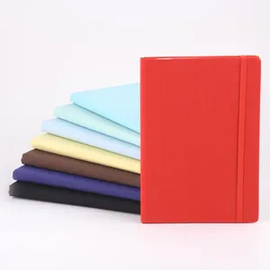 Buona qualità a4 a5 a6 formato scuola notebook quaderni di carta con elastico