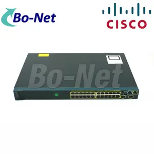 Marka Yeni Orijinal orijinal Sealed Cisco catalyst WS-C2960S-24TD-L 24 port 10/100 M anahtarı yönetilen ağ anahtarı C2960 serisi