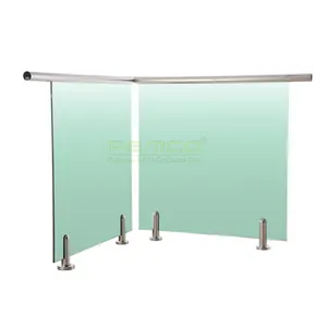 Popular glass holder type Stainless Steel 48mm Terrace glass railing