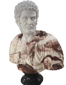 Decorazione della casa di romano uomo dio di pietra di marmo busto scultura