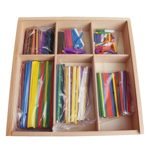 Bloques de formas geométricas coloridas de madera, juguetes educativos de desarrollo temprano, regalos <span class=keywords><strong>Froebel</strong></span> - Product Image 4