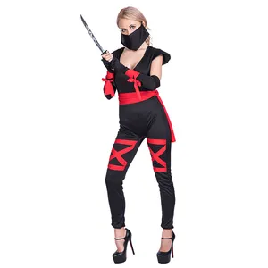 H2 Ladies Deadly Spirit Ninja Samurai Master Halloween Fancy Dress Costume