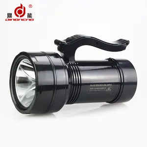 Factory supply power light led torch searchlight with battery for 2016
