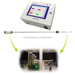 Sistema de monitoramento do nível do tanque de combustível, medidor automático para estação de gás