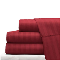 Parure de draps de qualité supérieure 600 fils/cm², 100 % coton, blanc pur, coton à fibres longues, drap de lit Queen