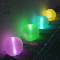 Nouveau ballon de plage clignotant led gonflable jardin boule de lumière de concert led