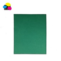 Carpeta de papel ecológica de alta calidad, portafolio de dos bolsillos, colores surtidos, Verde