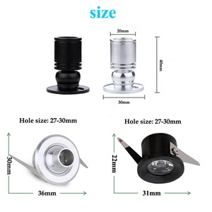 Mini projecteur de suivi 1W, bon prix, armoire en aluminium, bon marché - Product Image 4