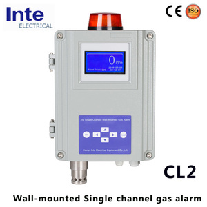 Alarma de <span class=keywords><strong>gas</strong></span> cloro <span class=keywords><strong>detector</strong></span> de <span class=keywords><strong>gas</strong></span> montado en la pared para monitoreo de fugas CL2 - Product Image 2