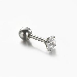 Moda per bambini 316L in acciaio inox per il corpo di nozze <span class=keywords><strong>Piercing</strong></span> gioielli stella cuore tondo zircone Tragus cartilagine orecchini - Product Image 4