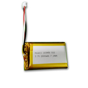 HWE wiederauf ladbare 3,7 V 1800mAh 2000mAh Lithium Polymer Li-Ionen Prisma tic 103450 Lipo Batterie pack" - Product Image 1