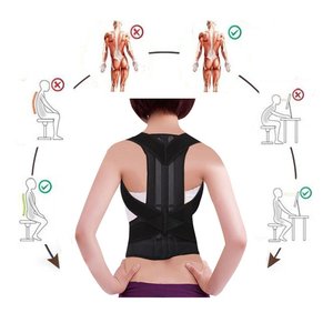Corsé Ortopédico <span class=keywords><strong>Corrector</strong></span> de Postura para Escoliosis, para Hombres <span class=keywords><strong>y</strong></span> Mujeres, Transpirable, de Neopreno Elástico, Soporte para Espalda, Hombros <span class=keywords><strong>y</strong></span> Columna Vertebral - Product Image 5