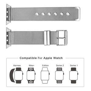 De Metal de acero inoxidable milanés lazo reloj <span class=keywords><strong>correa</strong></span> de reloj <span class=keywords><strong>Apple</strong></span> <span class=keywords><strong>Watch</strong></span> banda 42mm 38mm - Product Image 4