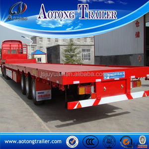 <span class=keywords><strong>Cuello</strong></span> de <span class=keywords><strong>cisne</strong></span> cubierta de gota de $ number pies de contenedores de superficie plana <span class=keywords><strong>semirremolque</strong></span> en venta en Mozambique - Product Image 1