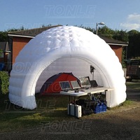 Tente de golf gonflable d'extérieur, dôme gonflable blanc pour mariage