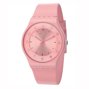 Logo Personnalisé femmes Montres En Gros <span class=keywords><strong>Pas</strong></span> <span class=keywords><strong>Cher</strong></span> En <span class=keywords><strong>Plastique</strong></span> Coloré Montres À Quartz - Product Image 1