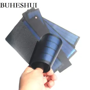 Bueshui-célula Solar Flexible de silicio amorfo, 2W, 6V, bricolaje, cargador de Panel Solar para batería de 3,7 V, Super Delgado, impermeable, plegable