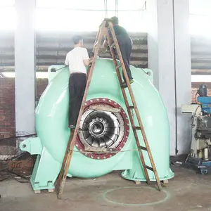 Mini Francis Wasser turbine 400kW 800kW 1000kW Wasserkraft generator vertikale Francis Turbine mit DC 220V Leistung