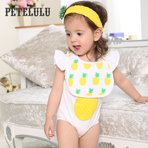 OEM three-Pieces trousseau suit newborn 100% cotton of the baby body suit - Product Image 1