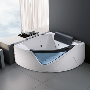 로맨틱 호텔 욕실 장비 아크릴 삼각형 일본 마사지 욕조 스커트 샤워, 욕조 - Product Image 4