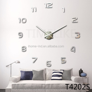 3d decorazione della <span class=keywords><strong>parete</strong></span> di grandi dimensioni orologio adesivo diy orologio <span class=keywords><strong>da</strong></span> <span class=keywords><strong>parete</strong></span> grande - Product Image 5