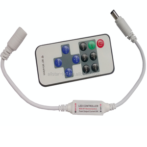 RF Remote <span class=keywords><strong>Controller</strong></span> DC 12 v 11 Tasti <span class=keywords><strong>Mini</strong></span> Dimmer per Led Singola Striscia di Colore 5050 3528 casa di illuminazione RF dimmer - Product Image 1