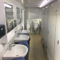 Remorque mobile personnalisée Toilette portative à vendre Toilette de camping en plein air Remorque pour toilettes