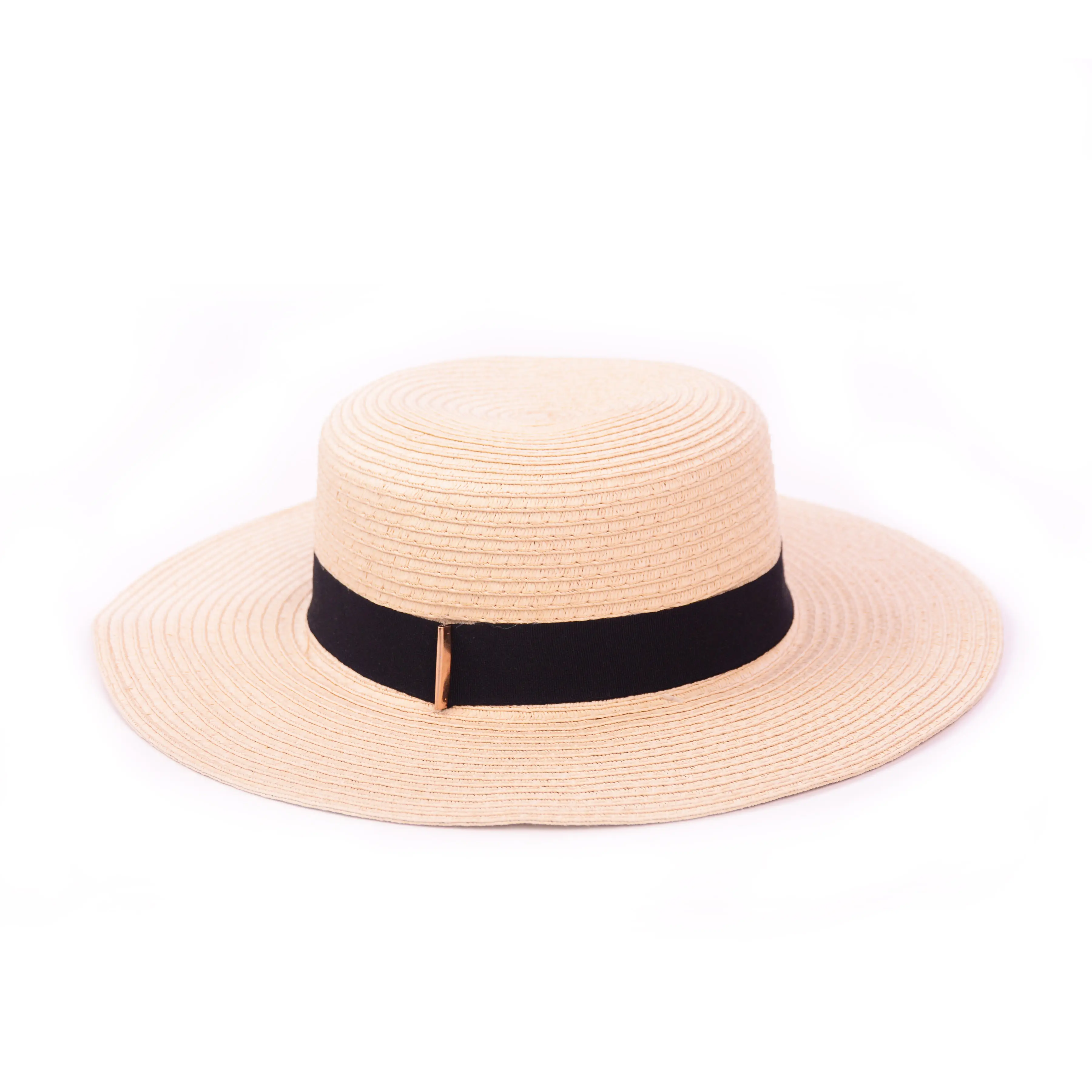 Topi matahari Fedora Fashion topi jerami Boater kustom perlindungan topi jerami Luffy