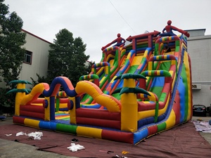 Nhà Sản Xuất Bán Trong Nhà Và Ngoài Trời Đất Inflatable Khô Slides, Inflatable <span class=keywords><strong>Pool</strong></span> Slides, Inflatable Cầu Vồng Slides - Product Image 3