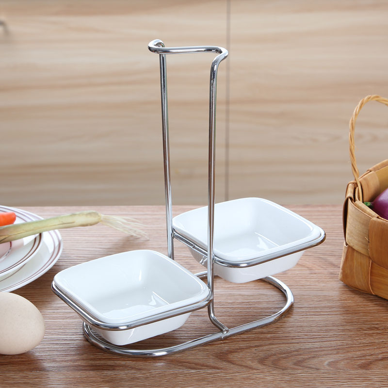 Doppio supporto con ciotola