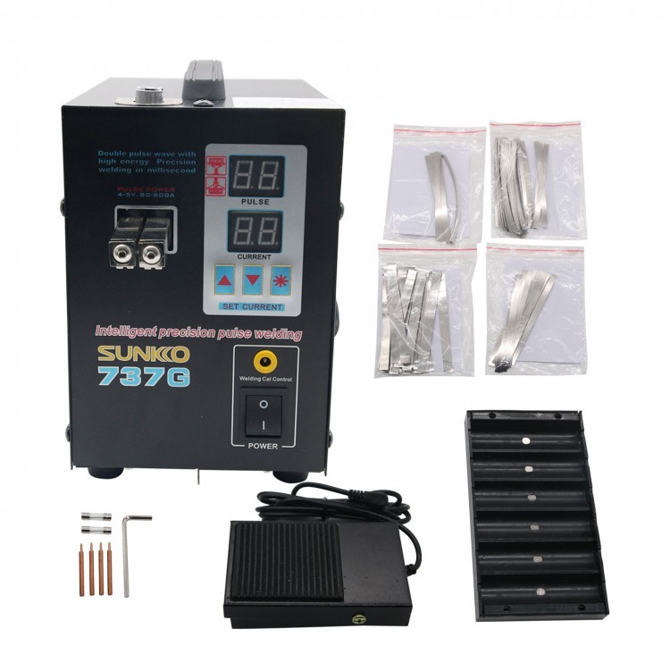 737G Spot Welder 1.5KW Battery Spot Welding Machine LED Light for 18650 Battery Pack Spot Welder