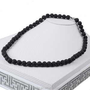 Turchese Naturale di pietra <span class=keywords><strong>collana</strong></span> di Lava per le donne 8mm elastico Occhio di Tigre Quarzo Rosa Pietra Semi-preziosa <span class=keywords><strong>Collana</strong></span> di <span class=keywords><strong>Perline</strong></span> - Product Image 2