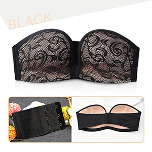 <span class=keywords><strong>Reggiseno</strong></span> invisibile in <span class=keywords><strong>pizzo</strong></span> <span class=keywords><strong>senza</strong></span> <span class=keywords><strong>spalline</strong></span>, biancheria intima antiscivolo da donna <span class=keywords><strong>reggiseno</strong></span> traspirante - Product Image 4
