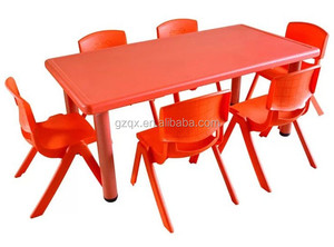 Mesa y Sillas de Comedor de Plástico Económicas QX-194G/ Mesa para Niños Pequeños/ Mesa y Sillas para Niños en Venta - Product Image 4