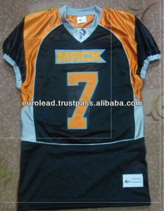 Ensemble d'uniformes de football américain 100 % neuf, style haut de gamme, en tissu durable, avec broderie en twill. - Product Image 2