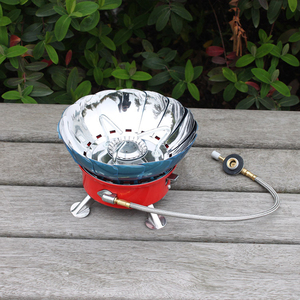 À la mode Portable en acier inoxydable en plastique coupe-vent pliable réchaud de <span class=keywords><strong>Camping</strong></span> unique étanche sac à dos extérieur Rechaud - Product Image 4