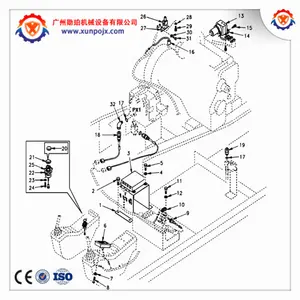 Ec140b ec150 ec210b máy xúc ECU 145 14290 điều khiển 14514290