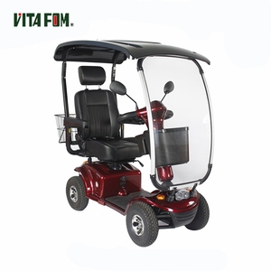 Scooter motorizzato con pneumatico antiscivolo <span class=keywords><strong>a</strong></span> 4 ruote e tetto antipioggia - Product Image 5